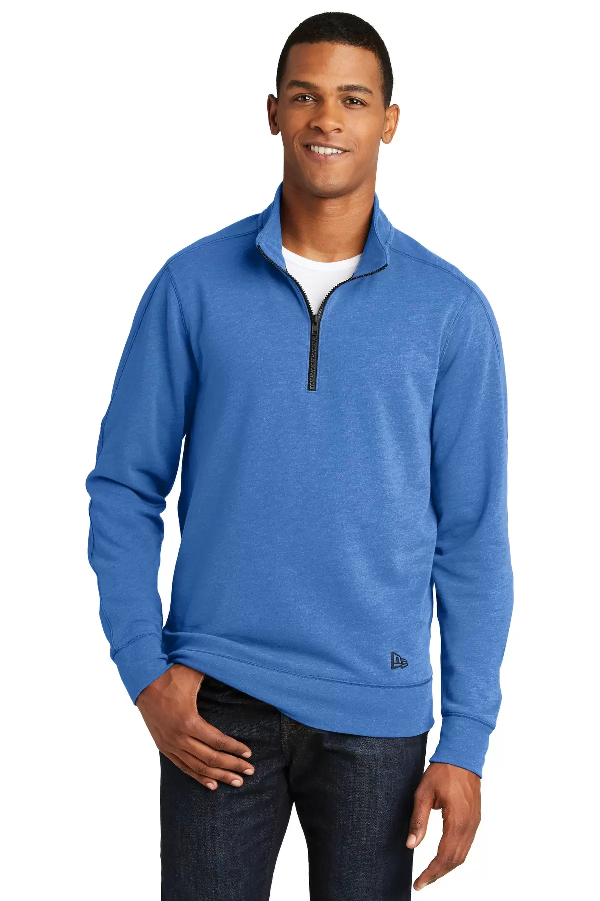 New Era NEA512     Tri-Blend Fleece 1/4-Zip Pullover SKU: NEA512