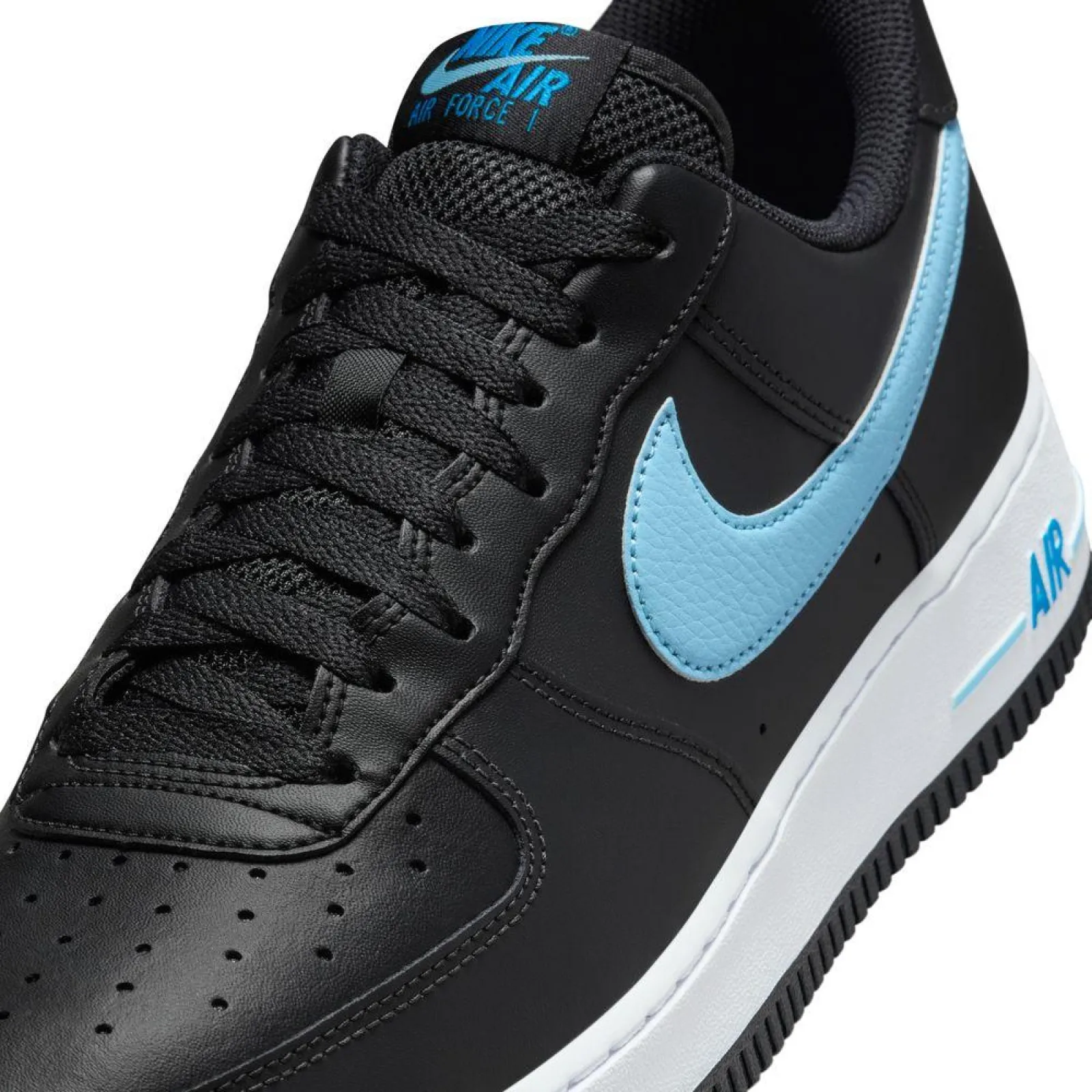 Nike Air Force 1 Low ''Black/University Blue''