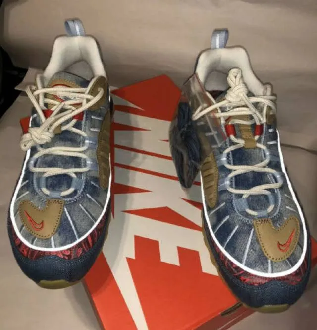 Nike Air Max 98 Wild West Armory Blue/University Red Men...