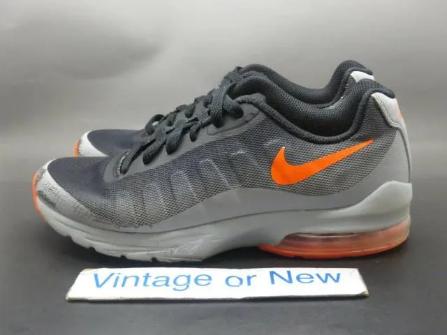 Nike Air Max Invigor Wolf Grey Total Orange Black Runnin...