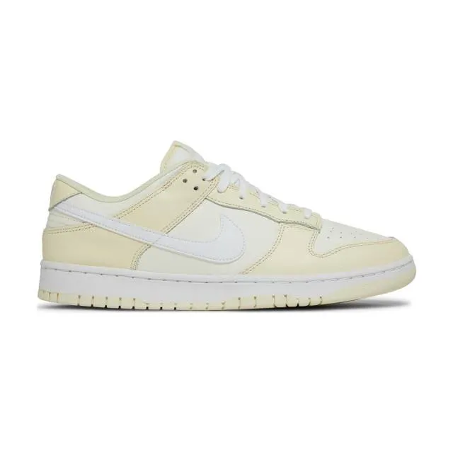 Nike Dunk Low (Coconut Milk/ White/ Sail/ Yellow) Men US...