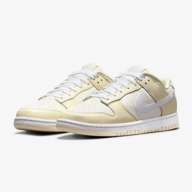 Nike Dunk Low (Coconut Milk/ White/ Sail/ Yellow) Men US...