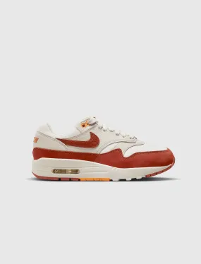 NIKE WOMEN'S AIR MAX 1 LX RUGGED ORANGE   ORANGE