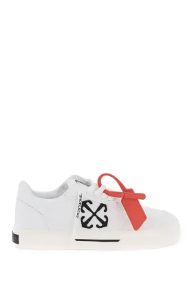 Off White    Off White Low Canvas Vulcanized Sneakers In