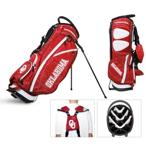 Oklahoma Sooners Team Golf Fairway Lightweight 14-Way Top Golf Club Stand Bag