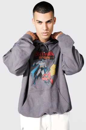 Oversized Batman & Robin License Hoodie | boohooMAN UK