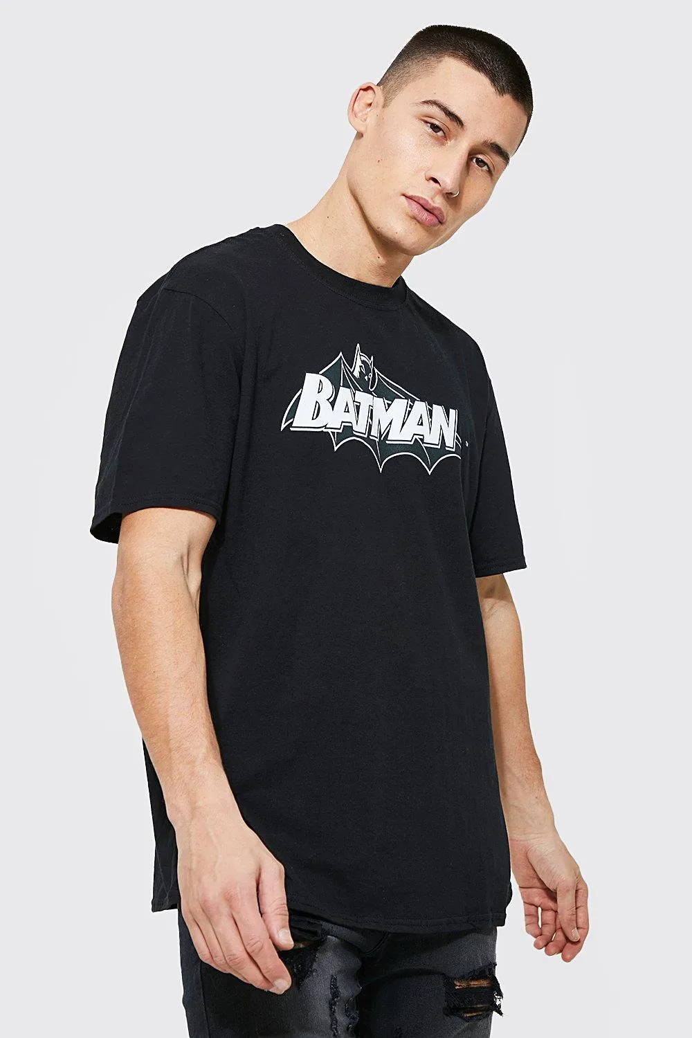 Oversized Batman License T-shirt | boohooMAN UK