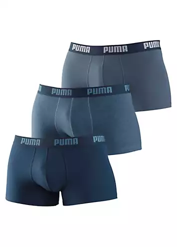 Pack of 3 Hipster Boxer Shorts by Puma | Look Again