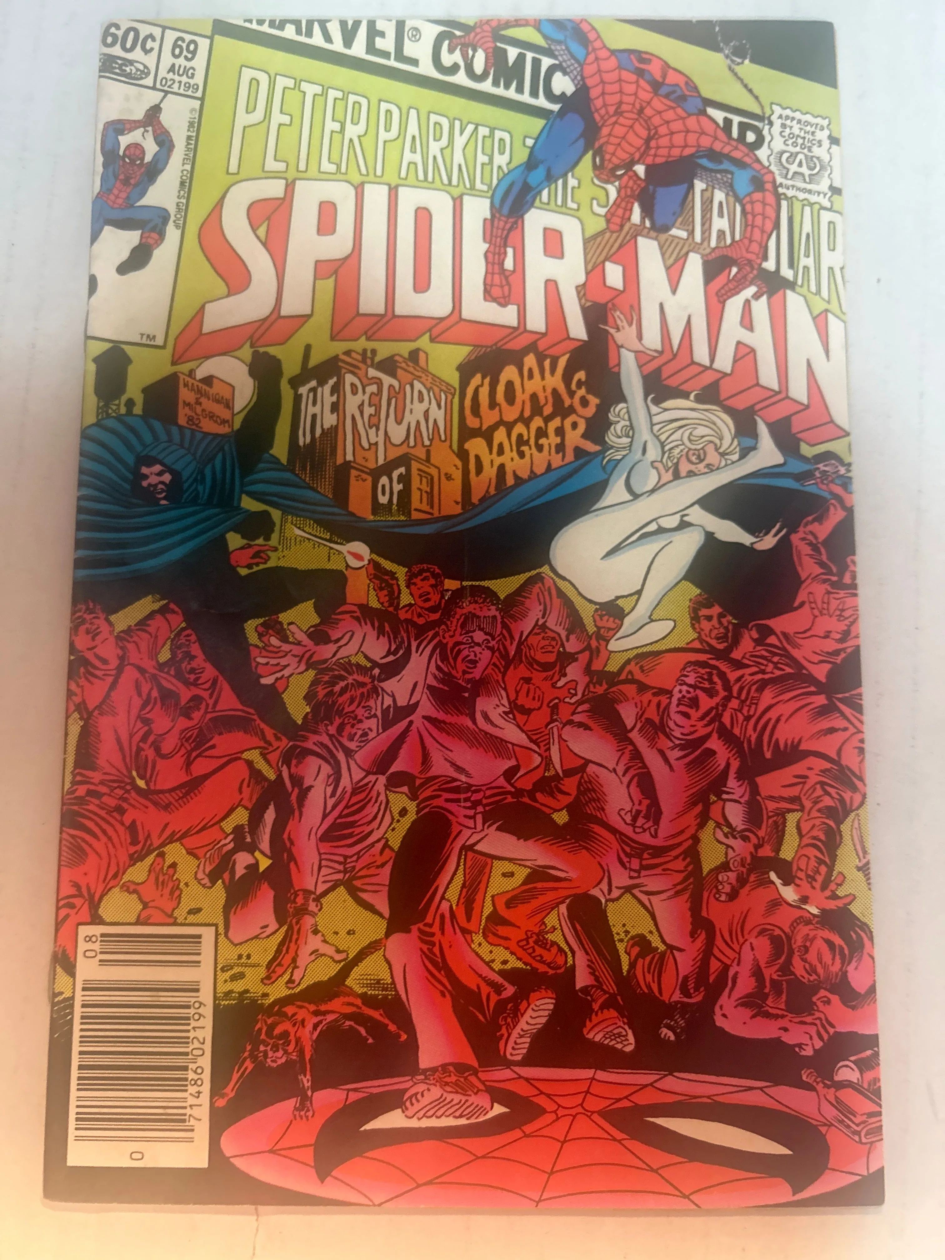 Peter Parker, The Spectacular Spider-Man by Marvel Comics Group The Return of Coal & Dagger #69 Comic Group