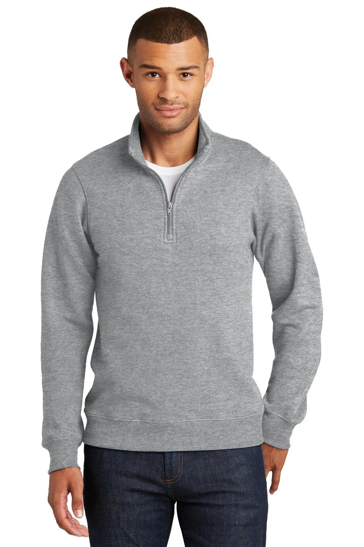 Port & Company - Men's Fan Favorite Fleece 1/4-Zip Pullover Sweatshirt