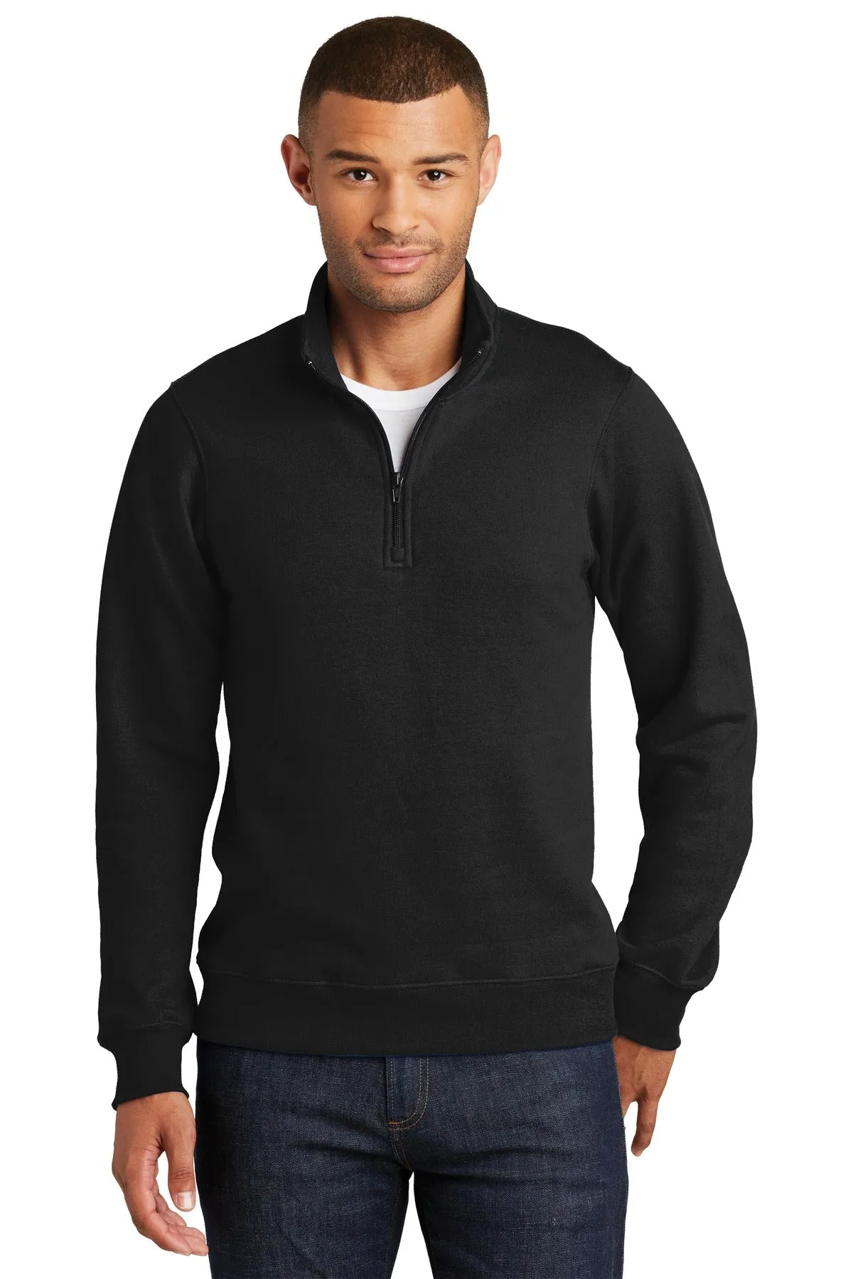 Port & Company - Men's Fan Favorite Fleece 1/4-Zip Pullover Sweatshirt