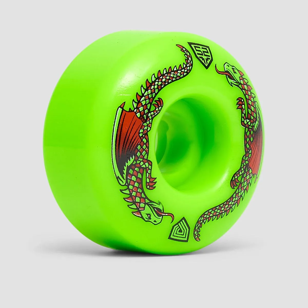 Powell Peralta Dragon Formula 93A Skateboard Wheels Green 52x31mm