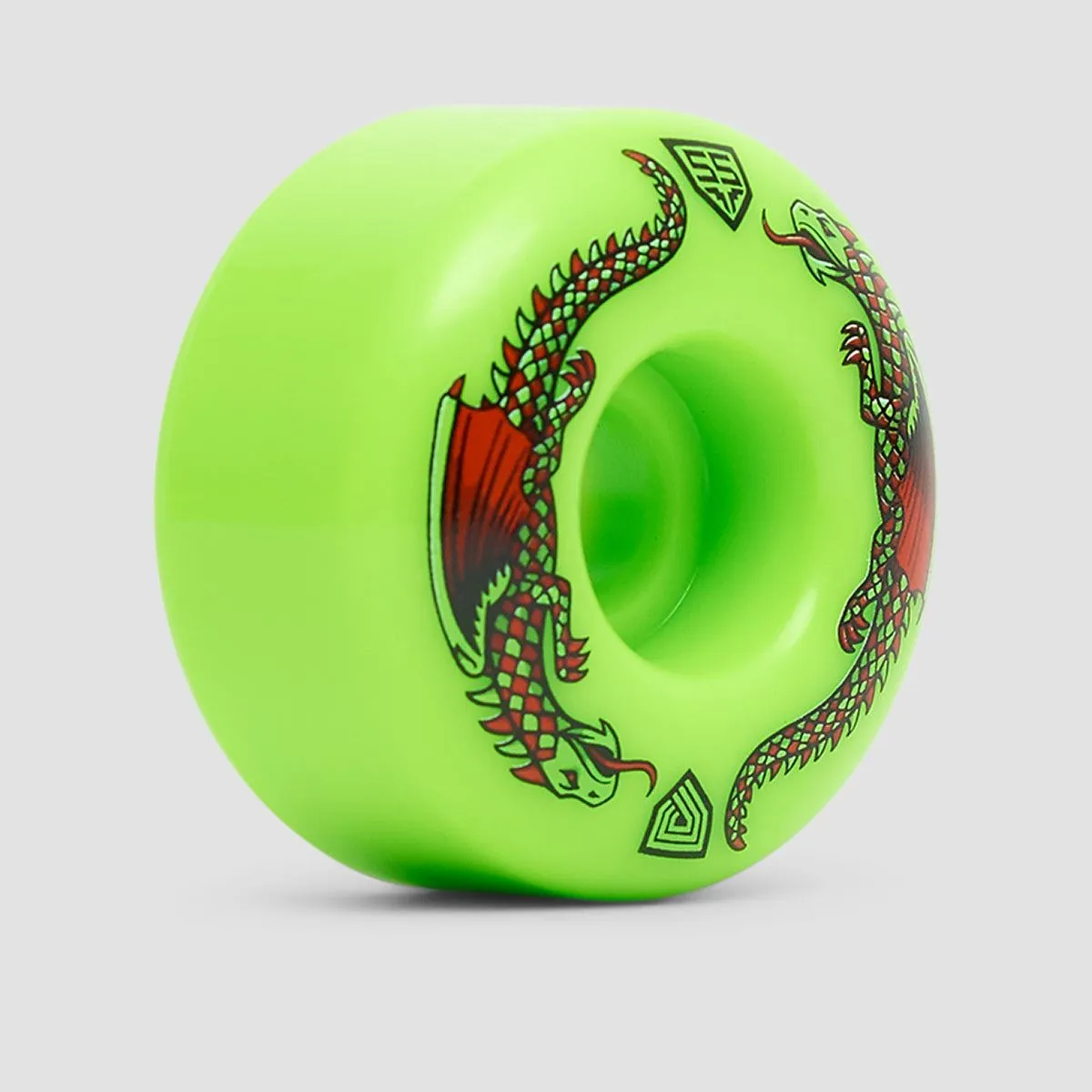 Powell Peralta Dragon Formula 93A Skateboard Wheels Green 55x34mm