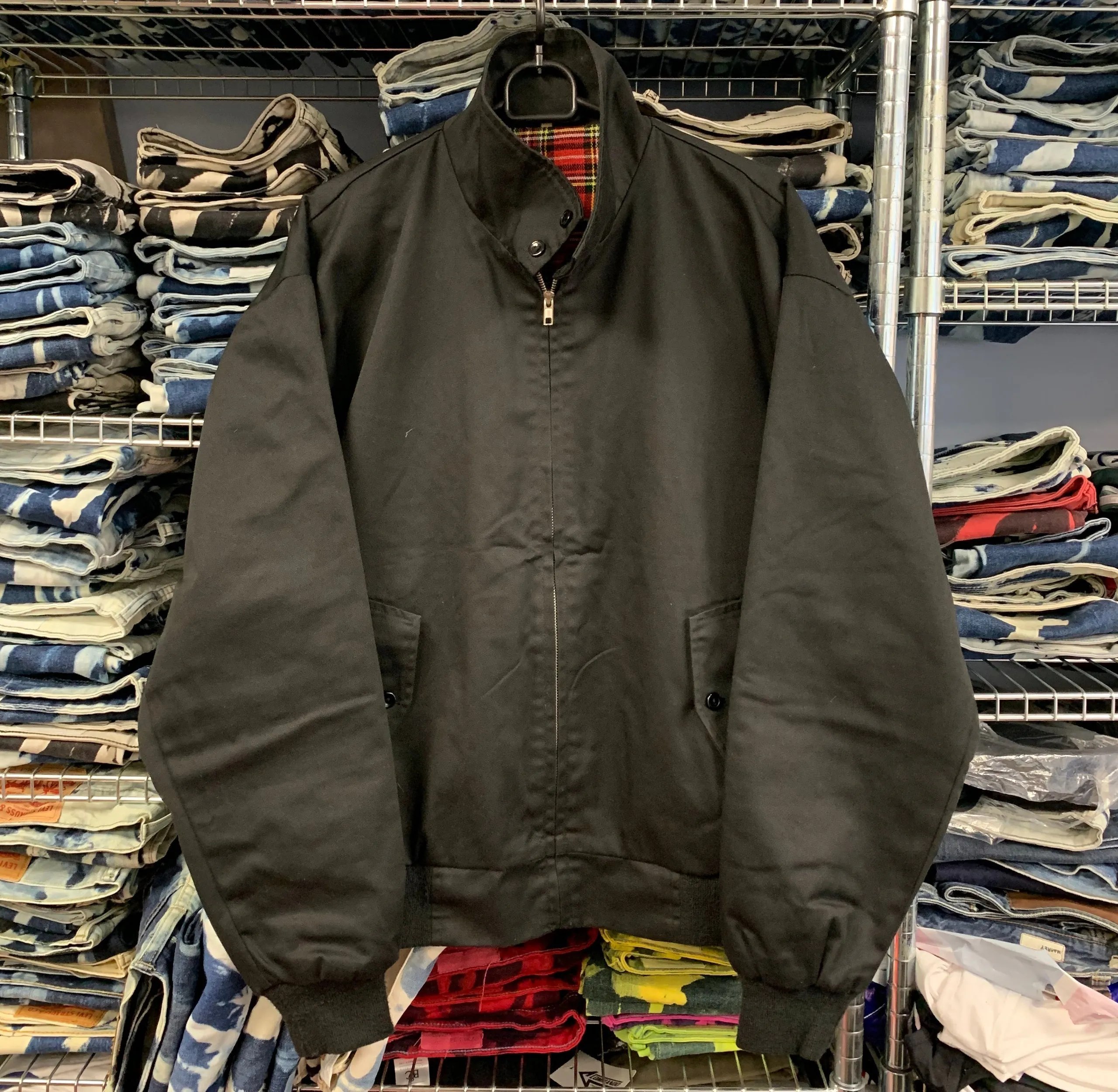 Relco Harrington jacket black Large