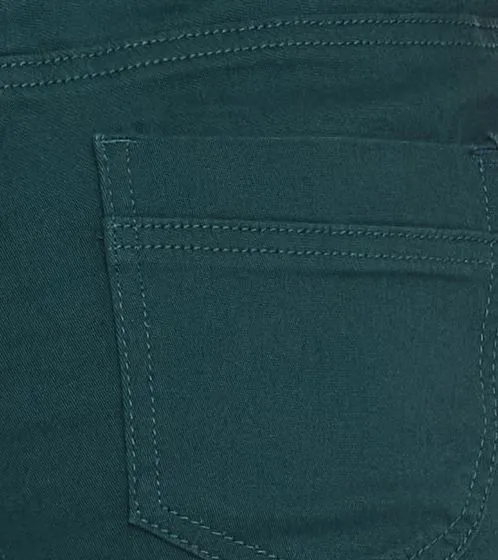 Sheego pantalones vaqueros boot-cut para mujer pantalones vaqueros de cintura alta tallas grandes 85140219 verde