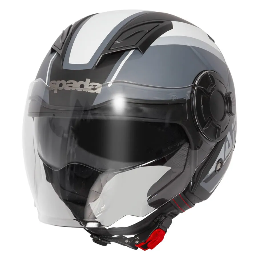 Spada Lycan Strobe Helmet - Black/White