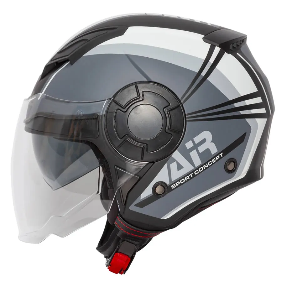 Spada Lycan Strobe Helmet - Black/White