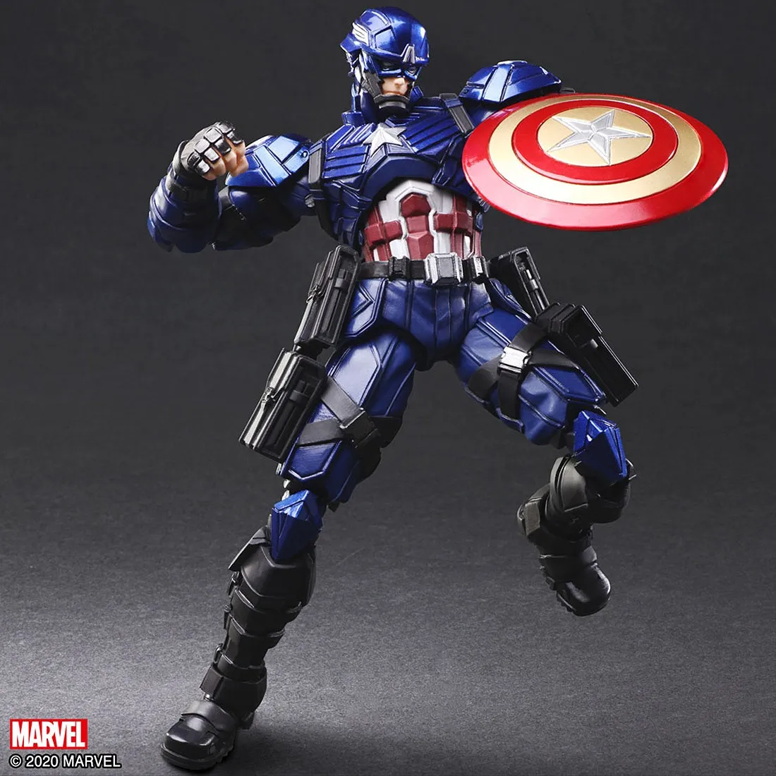 Square Enix Marvel Universe Variant Bring Arts Captain America Figure (navy)