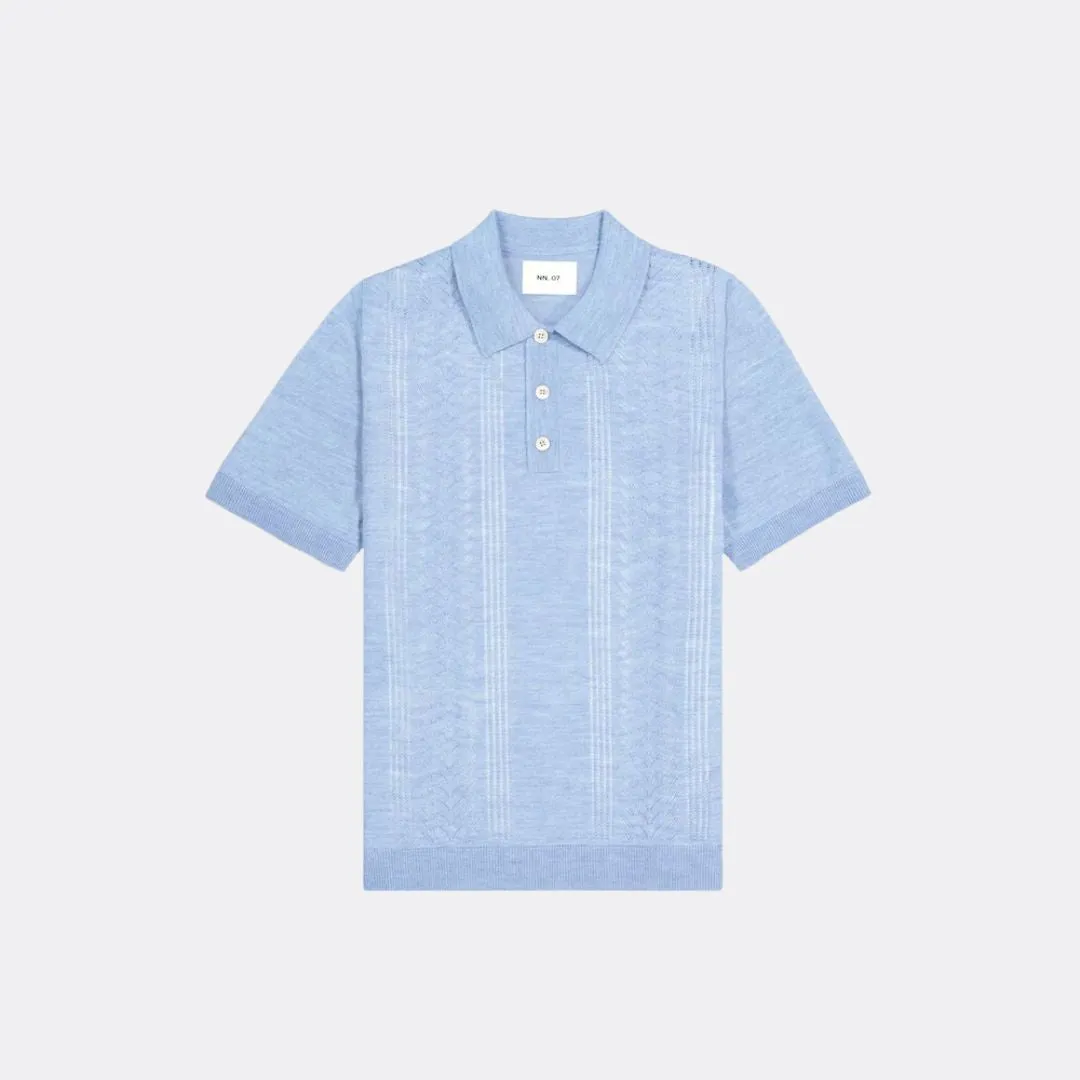 Thor 6539 Short Sleeve Polo (Ashley Blue)