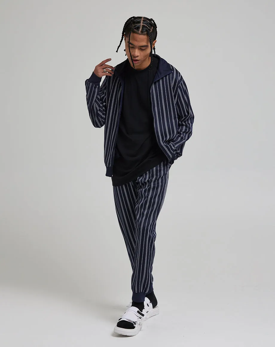 TIMON MEN'S STRIPE TRACK JACKET | NAVY