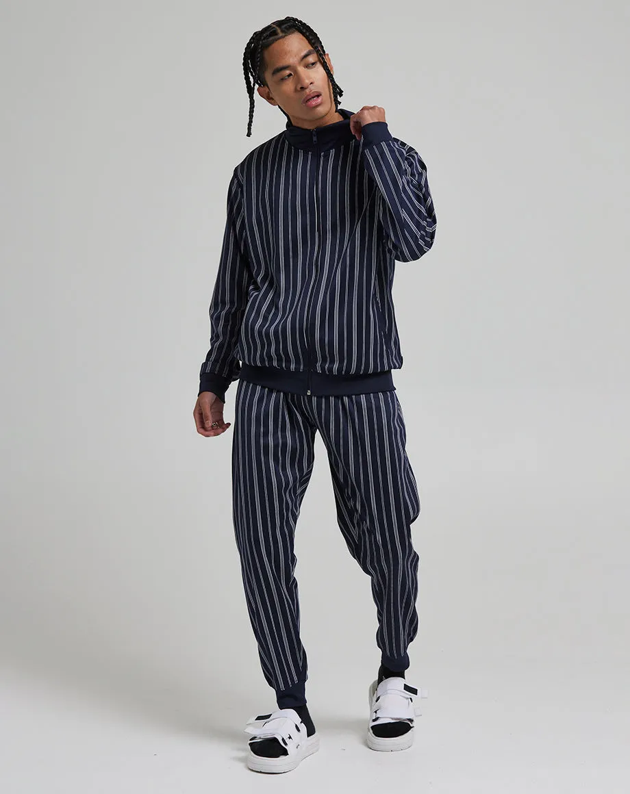 TIMON MEN'S STRIPE TRACK JACKET | NAVY