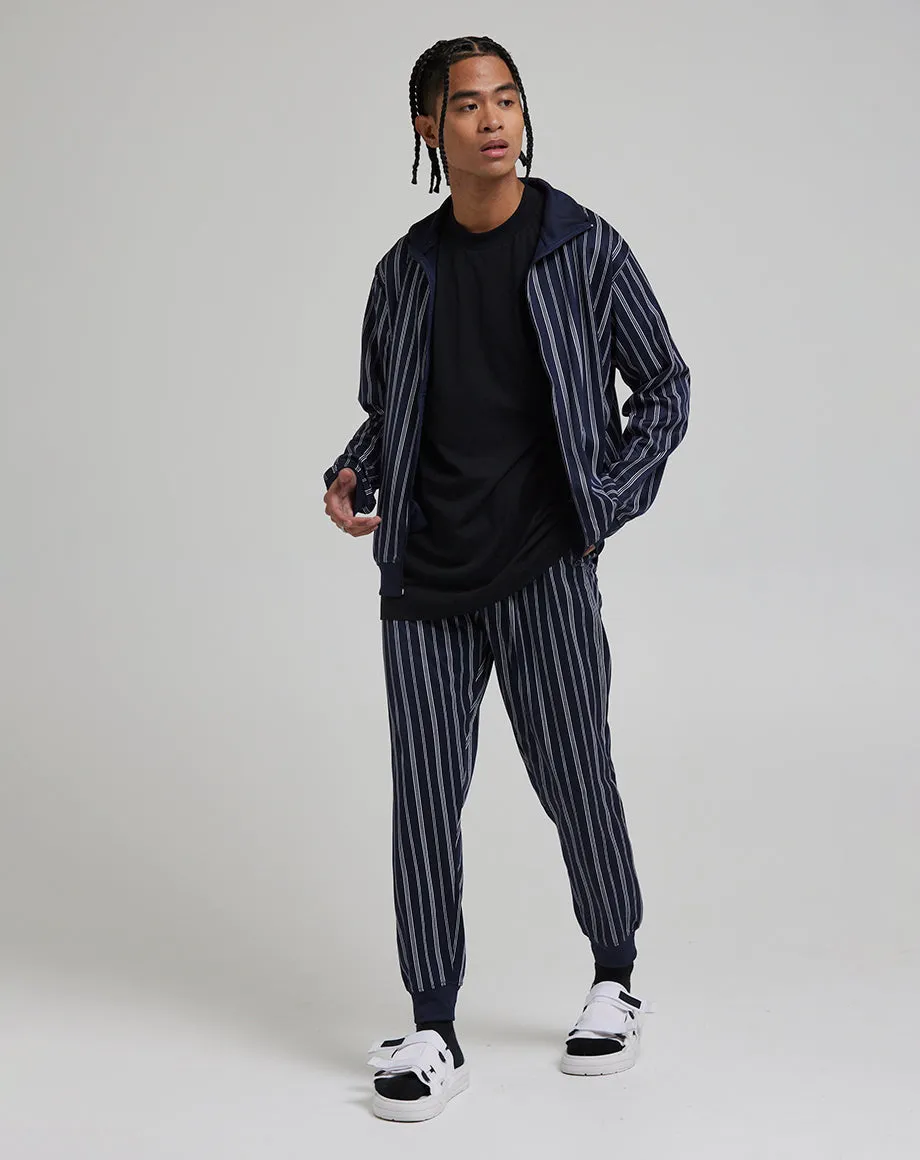 TIMON MEN'S STRIPE TRACK JACKET | NAVY