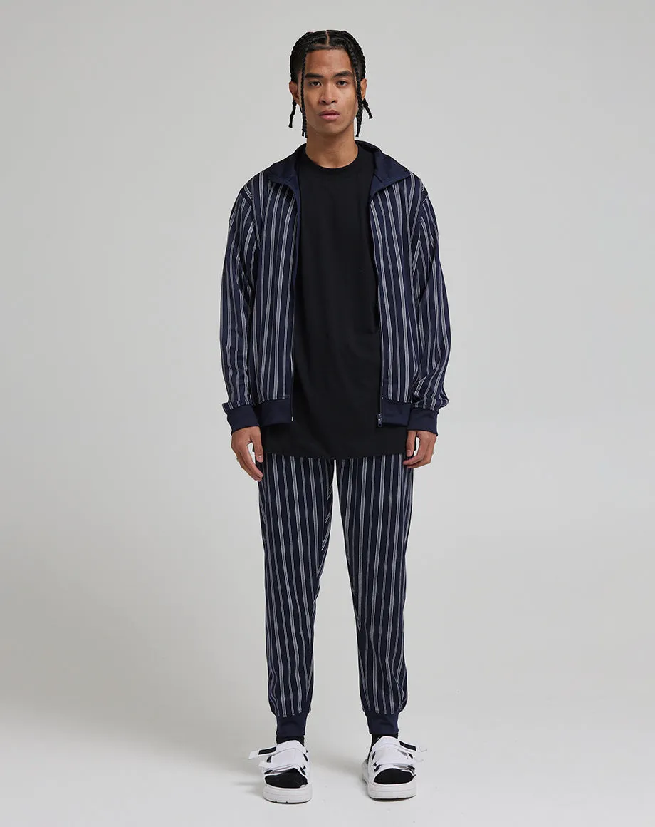 TIMON MEN'S STRIPE TRACK JACKET | NAVY