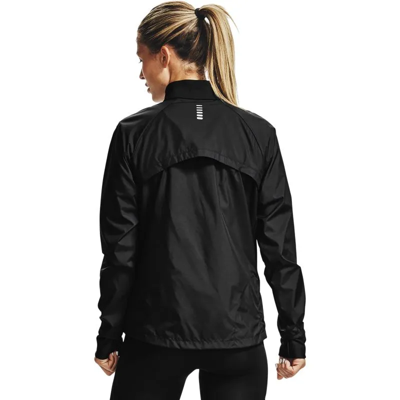 Under Armour Women's UA Run Insulate Hybrid Jacket Black / Reflective