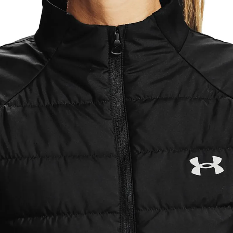 Under Armour Women's UA Run Insulate Hybrid Jacket Black / Reflective