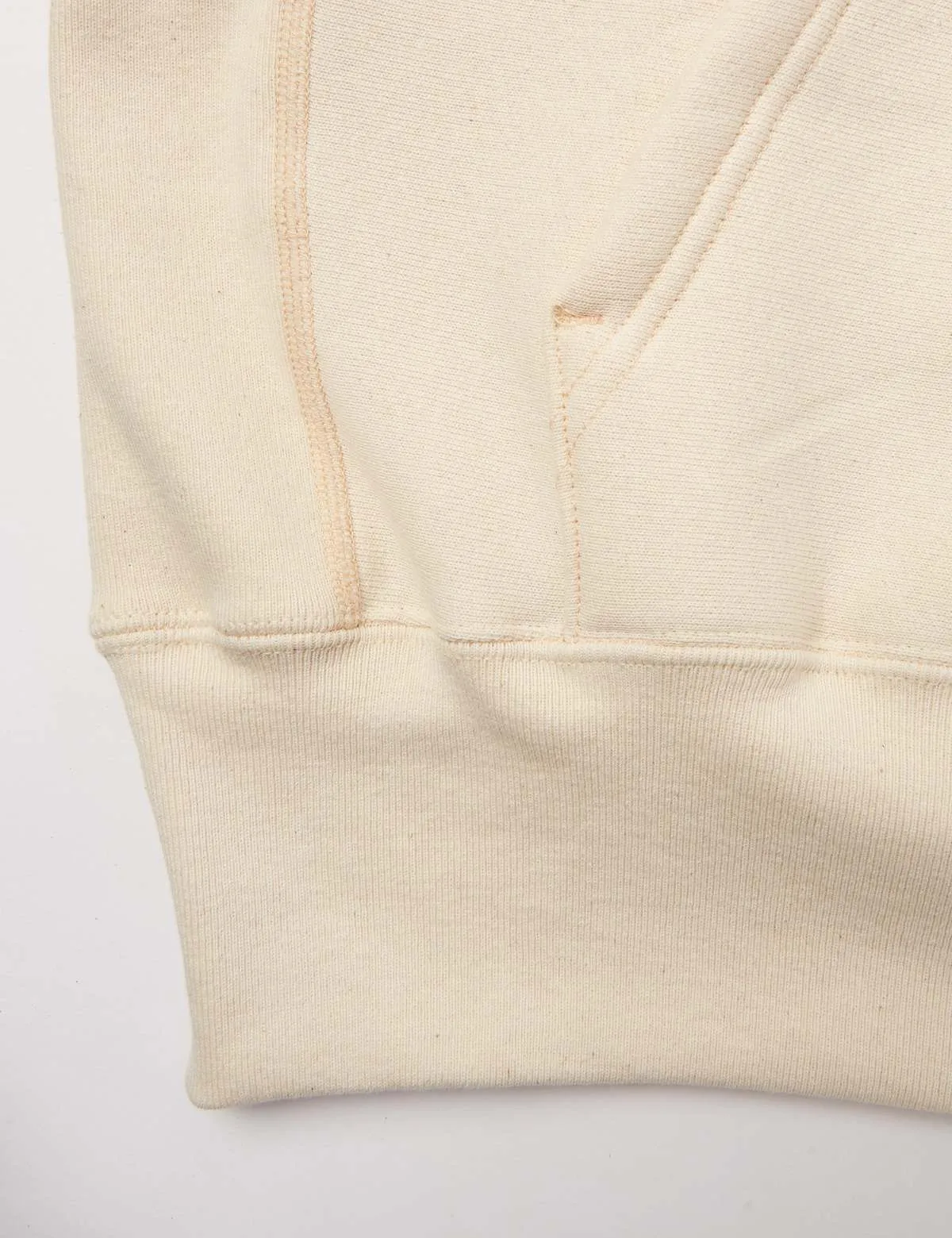 USA 12oz Pullover Hooded Sweatshirt - Beige