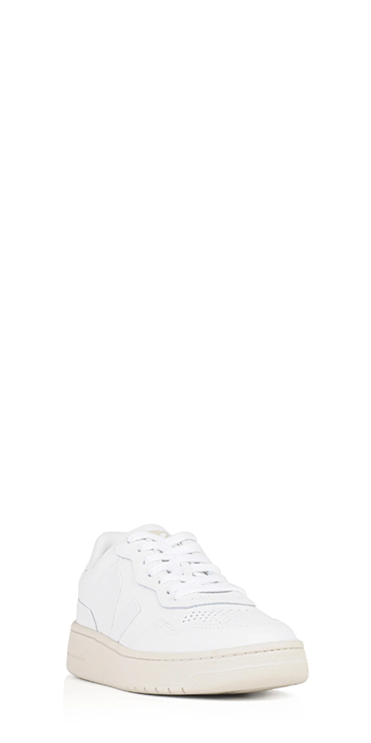 V-90 Leather Sneakers White