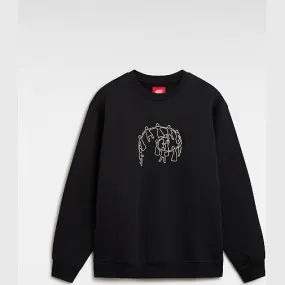 Vans SKATE HOLD HANDS PULLOVER SWEATSHIRT (BLACK) MEN BLACK