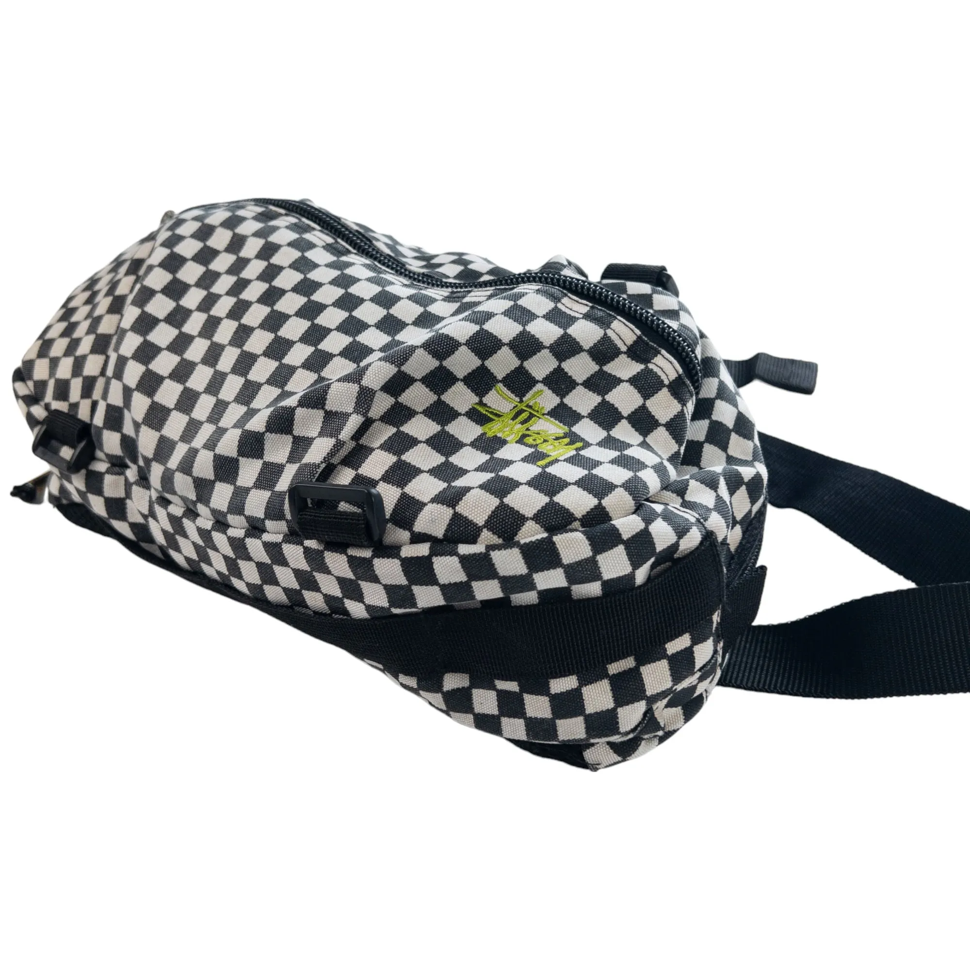 Vintage Stussy Checkered Cross Body Bag