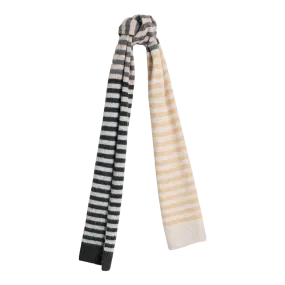 White Stuff Stripe Knitted Scarf