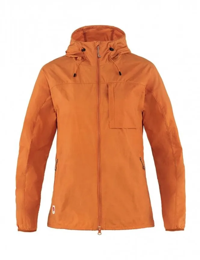 Women's High Coast Wind Jacket - Spicy Orange