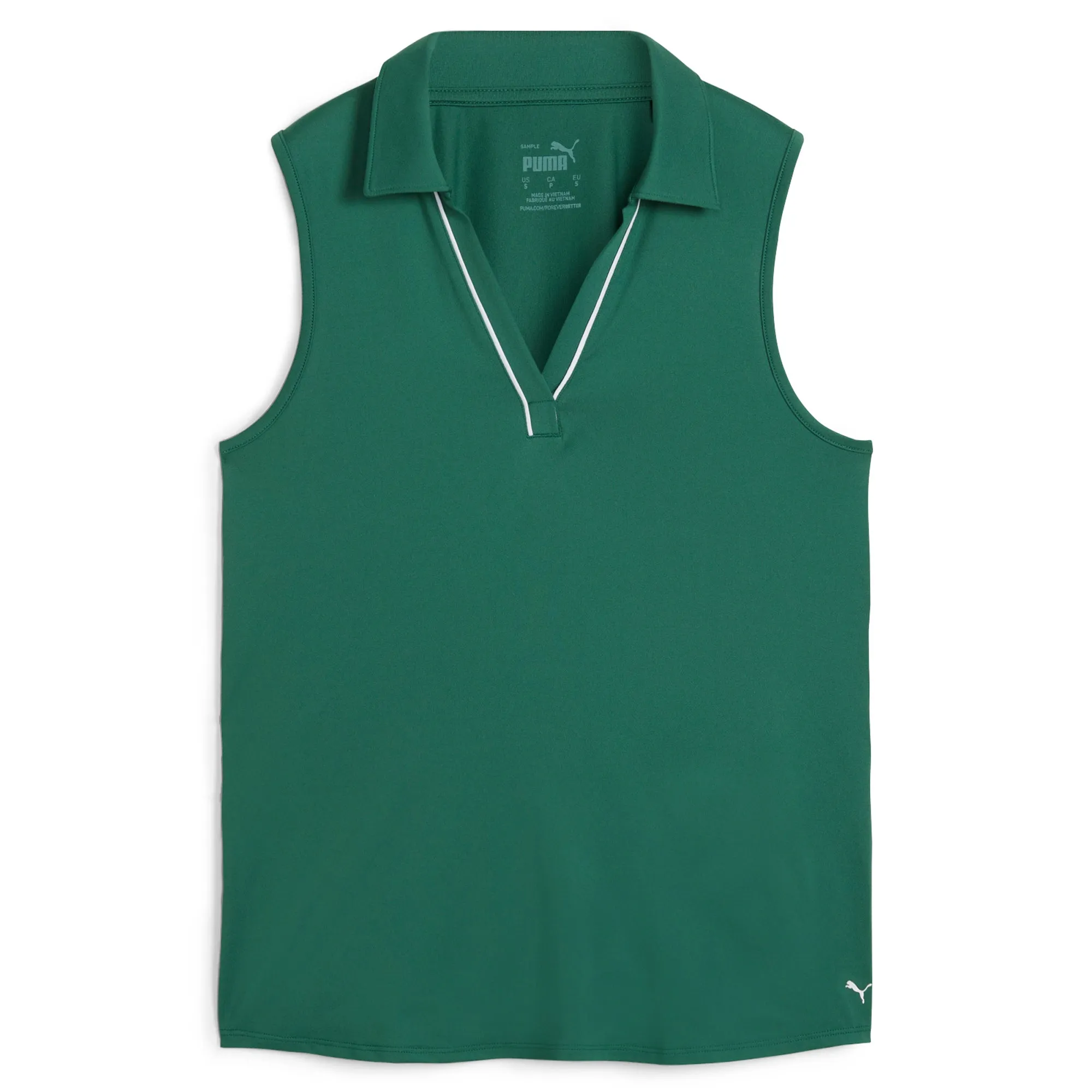 Women's CLOUDSPUN Piped Sleeveless Golf Polo