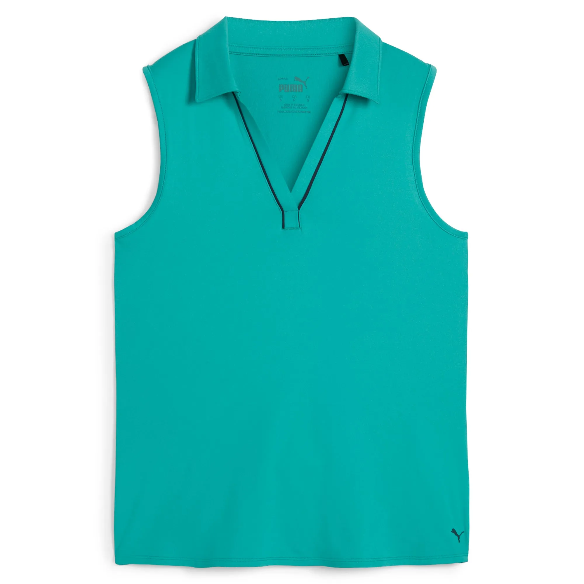 Women's CLOUDSPUN Piped Sleeveless Golf Polo