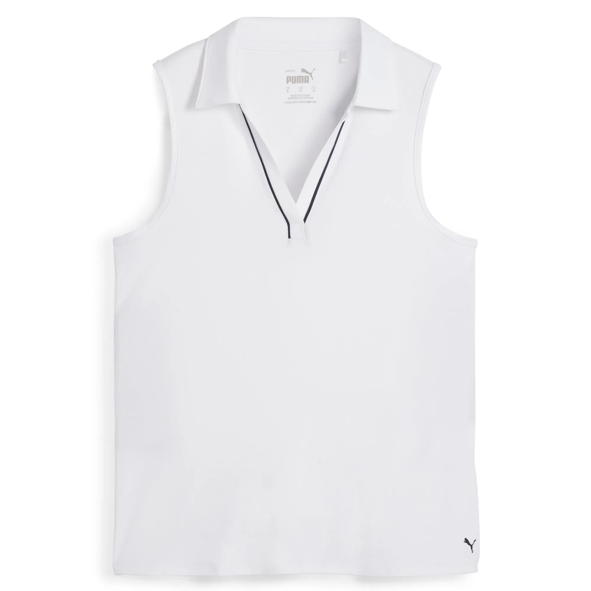 Women's CLOUDSPUN Piped Sleeveless Golf Polo