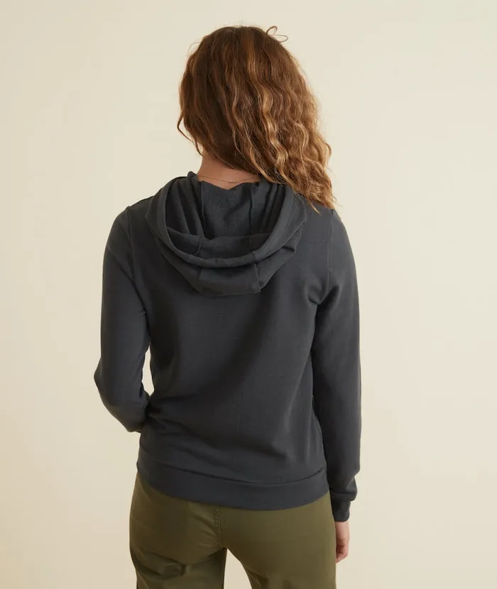 Women's Sunset Pullover Hoodie in Asphalt Grey