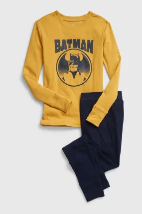 Yellow DC Batman Organic Cotton Pyjama Set